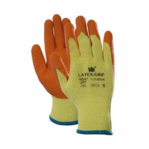 Latex Handschuhe orange, pro Paar