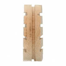 Klauenblock Holz keilförmig