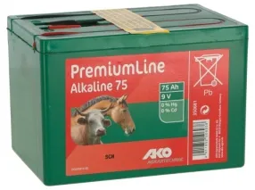 Alkaline Trockenbatterie 9 Volt, 75Ah