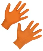 Extrem robuster Einmalhandschuh Nitrile X-Grip, 50Stk.