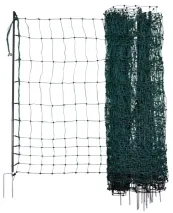Geflügel/Lämmernetz Premium grün, nicht elektrifizierbar - 50 m, Einzelspitze