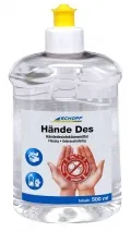 Händedesinfektionsmittel, 500ml Spender