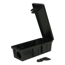 Mäuseköderbox + Schlüssel, Kunststoff