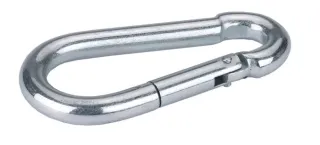 Karabinerhaken 50 x 5 mm Verzinkt / 6Stk