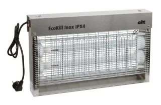 Fliegenvernichter EcoKill Inox IPX4 2x15W