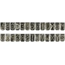 Set Buchstaben (A-Z) 7 mm, runde Spitze