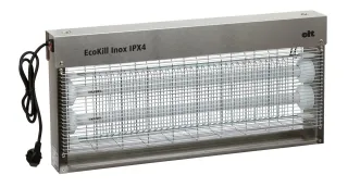 Fliegenvernichter EcoKill Inox IPX4 2 x 18W