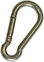 Karabiner 50 x 5, Edelstahl