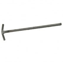 T-Haken mit Schraubgewinde, Niro