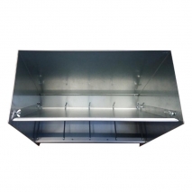 Trockenfutterautomat verzinkt 25 kg, 3 Fächer