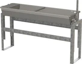 Kipptränke Edelstahl mit Bodengestell