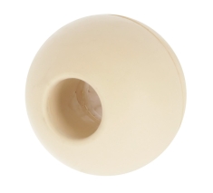 Beißkugel 75 mm mit Loch für Kette, Naturkautschuk Mastschweine