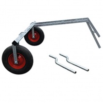 Räderset zum Versetzen der Klauenbox