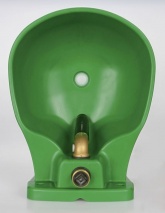 Heizbares Kunststoff-Tränkebecken mit Rohrventil HP20 230 V