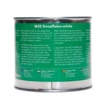 MSE Decoflake, 250 Gramm, weiß